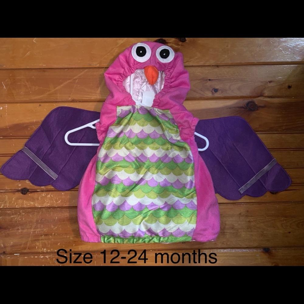 Girls, 12-24 months owl Halloween costume
